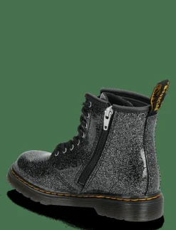 1460 T Black+Silver Nebula Glitter - Stövlar & Kängor