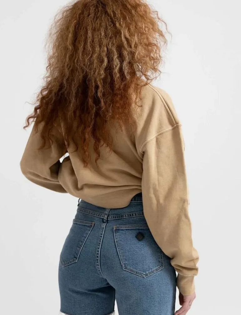 A CLAUDIA CUT OFF GEORGIA - Jeansshorts