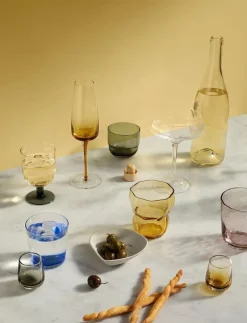 Amber Champagne glass - Champagneglas