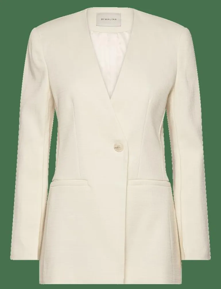 Anisa collarless fitted blazer - Enkelknäppta kavajer