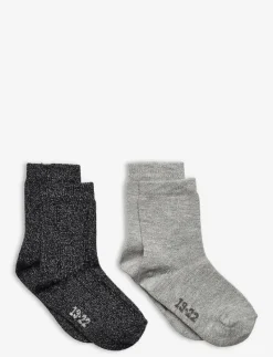 Ankle sock w. lurex (2-pack) - Strumpor & Tights