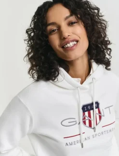 ARCHIVE SHIELD HOODIE - Huvtröjor