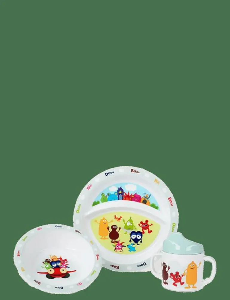 Babblarna, 3-set plate,bowl,mug - Serveringsset