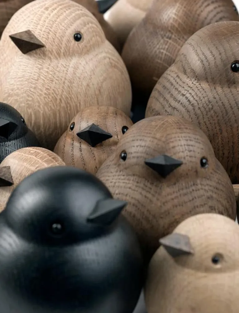 Baby Sparrow - Träfigurer