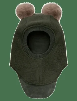 Balaclava Wool Alpaca Pompoms - Balaclava