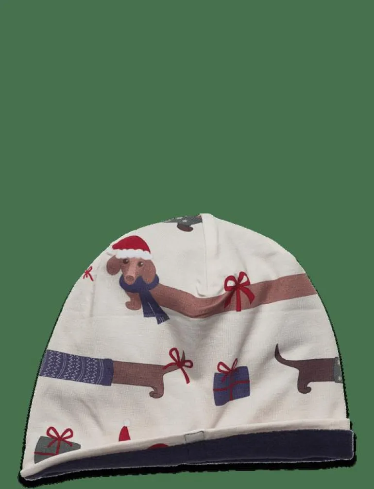 Bamboo Beanie Fleece Santa Dogs - Mössor