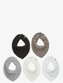 Bandana Bib - solid (5-pack) - Babyskötsel