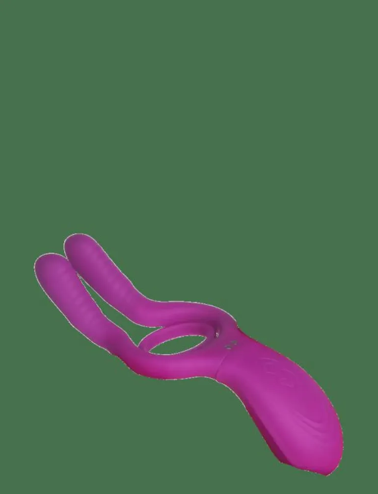 baseks Dual Fun Couple's Cock Ring - Beauty