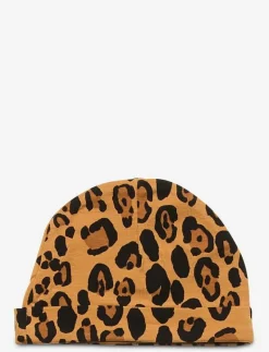 Basic leopard baby beanie - Babymössor
