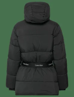 BELTED MIDWEIGHT PUFFER - Dun- & vadderade jackor