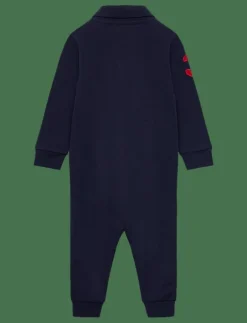 Big Pony Cotton Mesh Polo Coverall - Långärmad bodysuit