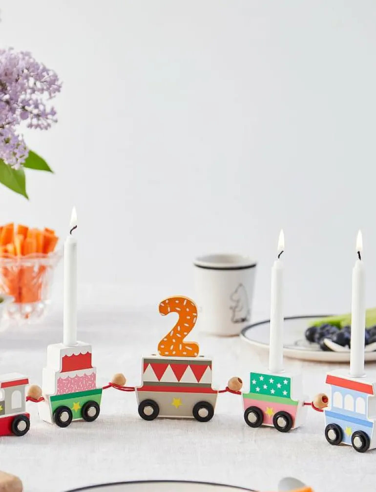 Birthday Train with Numbers - Dekorationsdetaljer