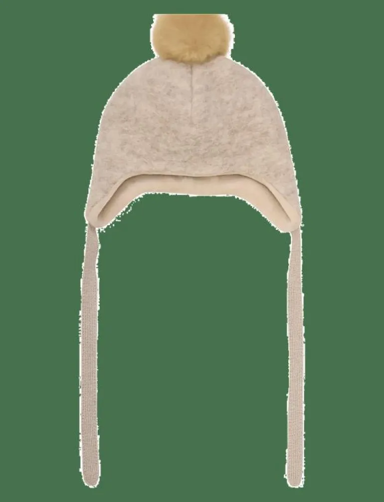 Bonnet Wool Alpaca Pompom - Mössor