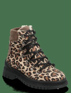 Boots - flat - with lace and zip - Stövlar & Kängor