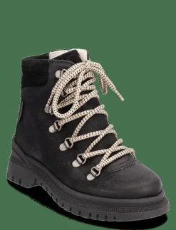 Boots - flat - with lace and zip - Vinterstövlar
