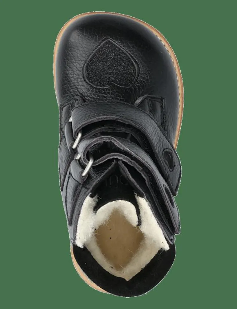 Boots - flat - with velcro - Vinterstövlar
