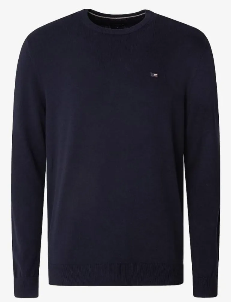 Bradley Cotton Crew Sweater - Rundhalsad