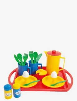BREAKFAST SET ON TRAY IN NET 23 PCS - Leksakskök & Tillbehör