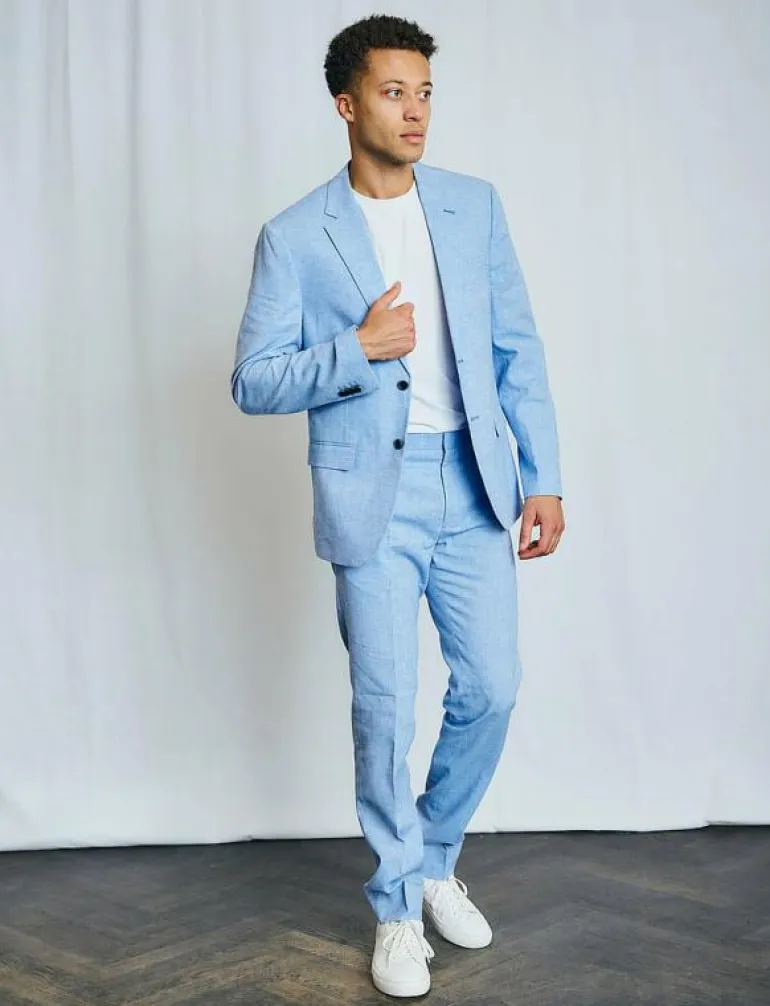 BS Pollino Classic Fit Blazer - Enkelknäppta kavajer