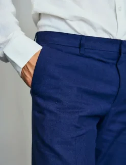 BS Pollino Classic Fit Suit Pants - Linnebyxor
