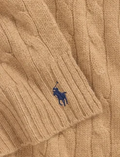 Cable-Knit Wool-Cashmere Scarf - Halsdukar