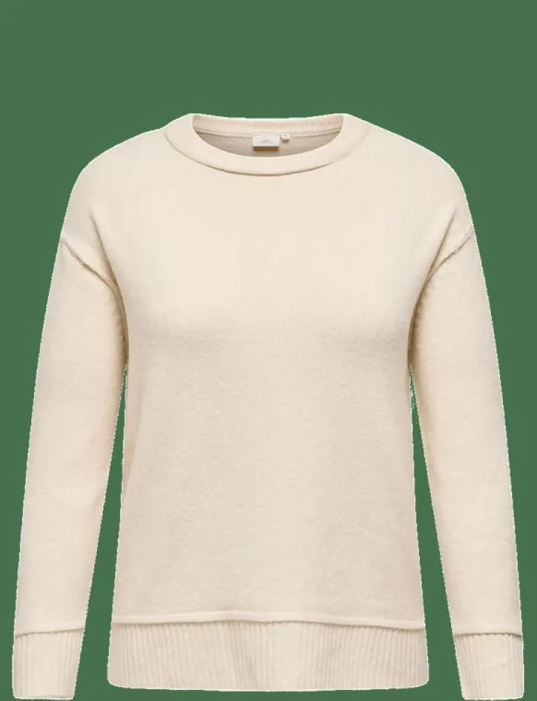 CARHAZEL LIFE LS DETAIL O-NECK BF KNT - Sweatshirts
