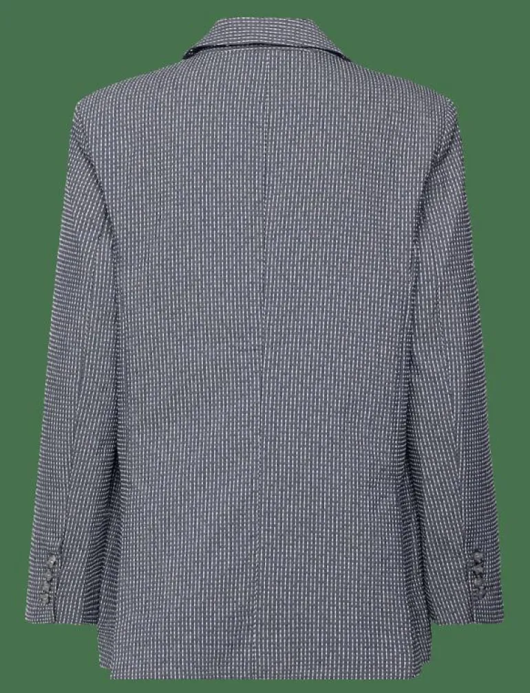 CARLOTTA BLAZER BLURRED STRIPE - Enkelknäppta kavajer