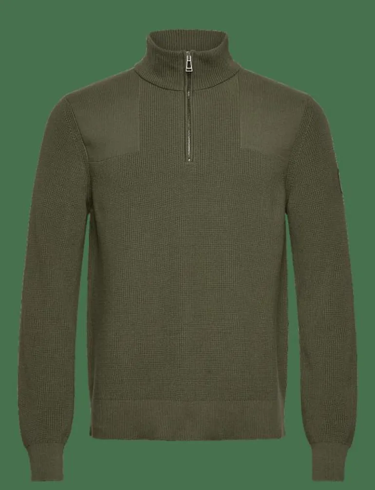 COMMANDER QUARTER ZIP JUMPER - Stickat