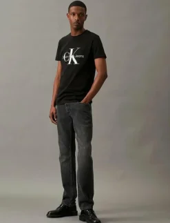 CORE MONOLOGO SLIM TEE - Kortärmad t-shirt