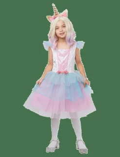 COSTUME UNICORN DRESS 110-116 - Maskeradkläder