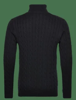 COTTON CABLE TURTLE NECK - Polokrage