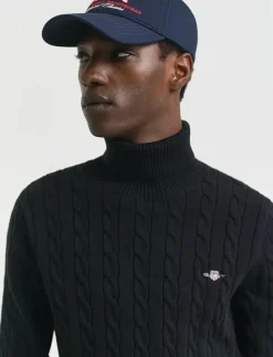 COTTON CABLE TURTLE NECK - Polokrage