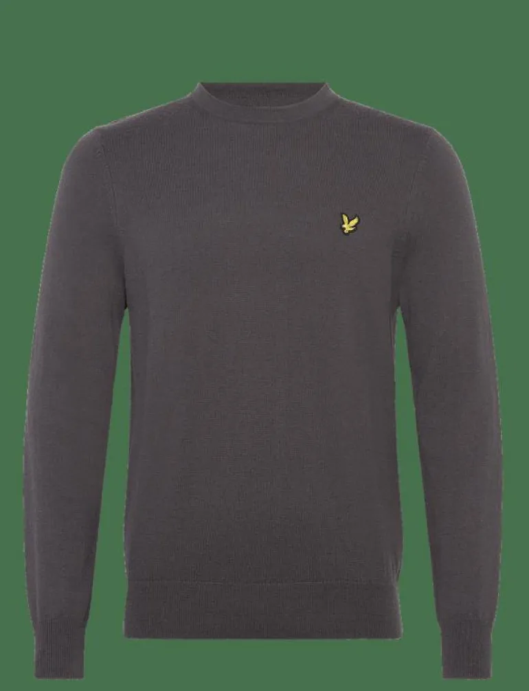 Cotton Merino Crew Neck Jumper - Rundhalsad