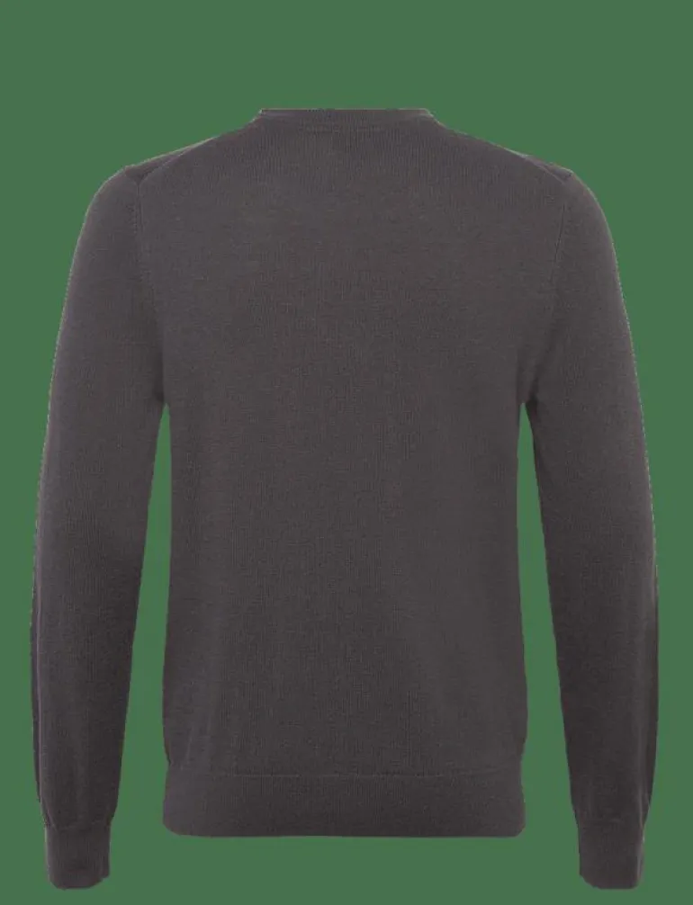 Cotton Merino Crew Neck Jumper - Rundhalsad