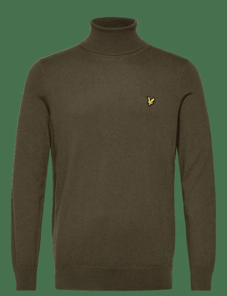 Cotton Merino Turtleneck Jumper - Polokrage