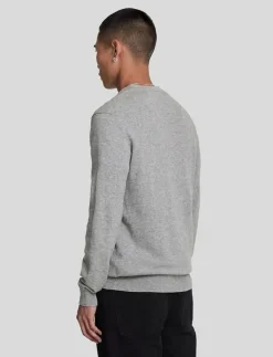 Cotton Merino V Neck Jumper - V-ringat