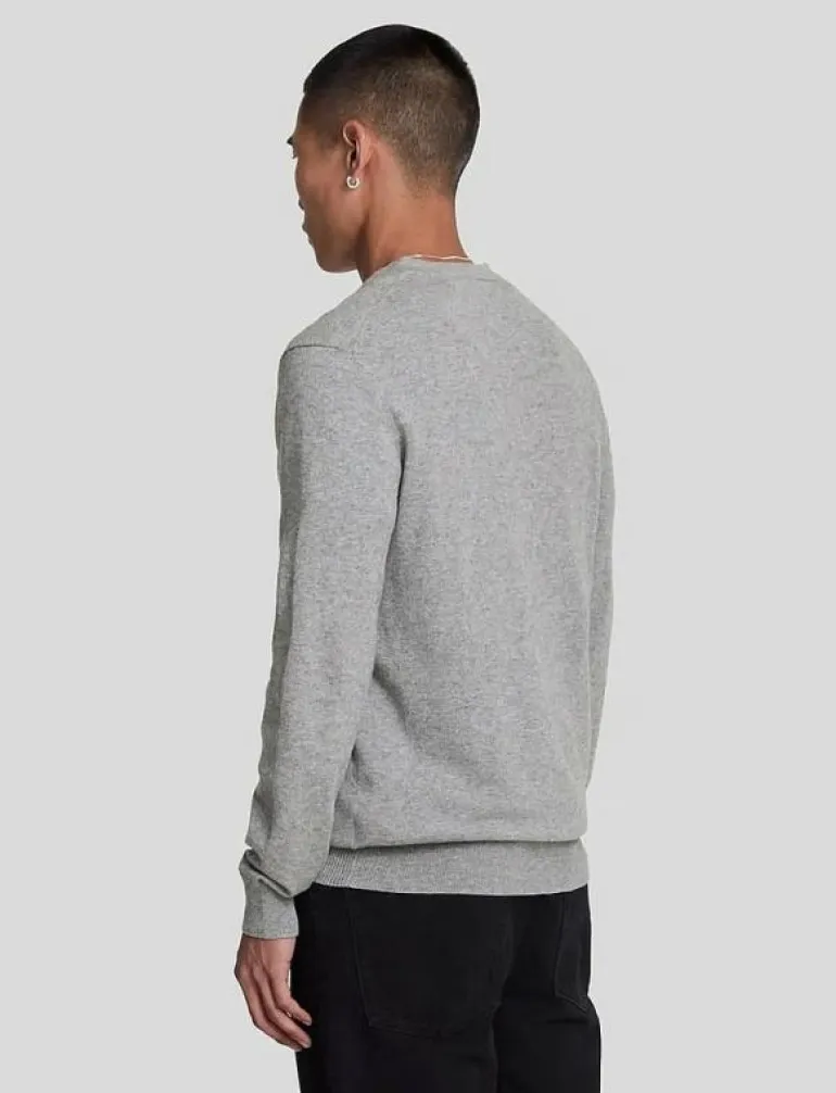 Cotton Merino V Neck Jumper - V-ringat