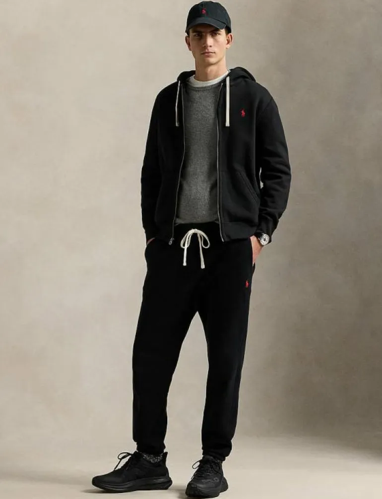 Cotton-Blend-Fleece Hoodie - Hoodies