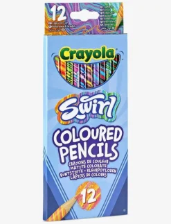CRAYOLA 12 SWIRL COLOURED PENCILS - Färgpennor