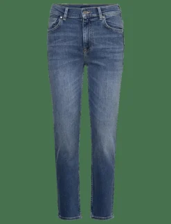 CROPPED SLIM STRETCH JEANS - Slim jeans