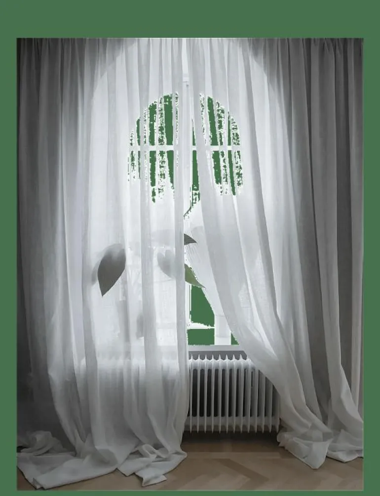 Curtain Ellie Double width - Gardinlängd