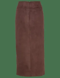 DANTE VEGAN SUEDE MIDI SKIRT - Midi kjolar