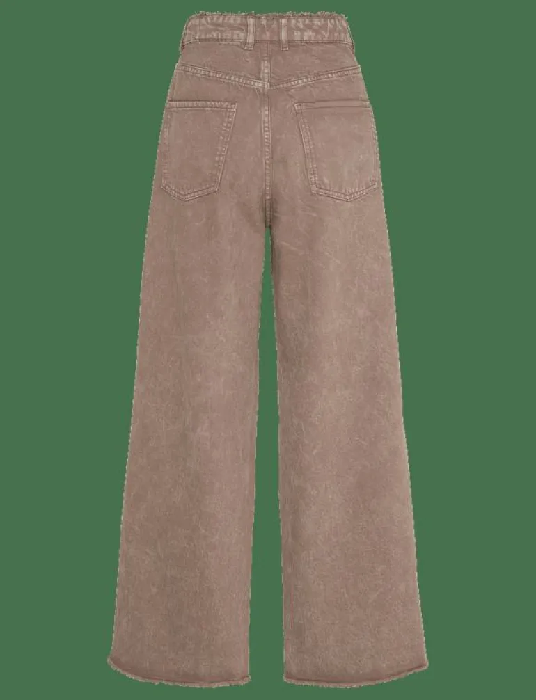 Dawn Trousers Stone Grey Marble - Vida byxor