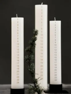December Candle - Adventsljus & Kalenderljus