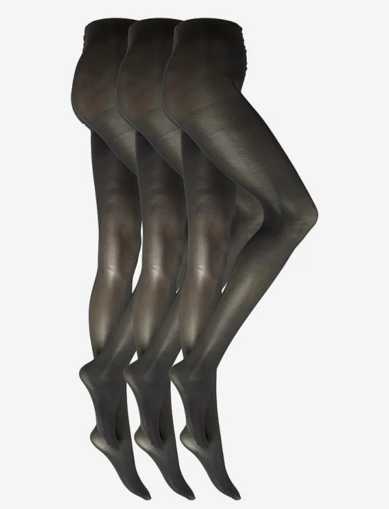 DECOY recycled tight 40den 3pk - Strumpbyxor