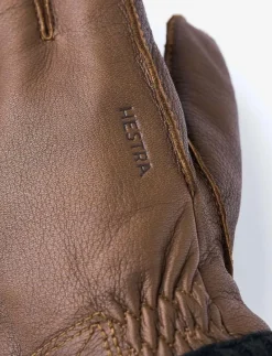 Deerskin Primaloft Rib Black - Fingervantar