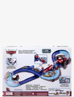 Disney Pixar Cars Global Racers Cup GRC Jumping Raceway Playset - Bilbanor