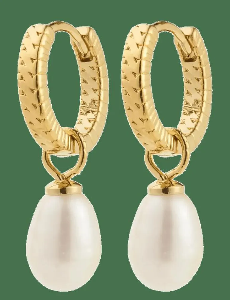 ELLIANA earrings gold-plated - Hoops