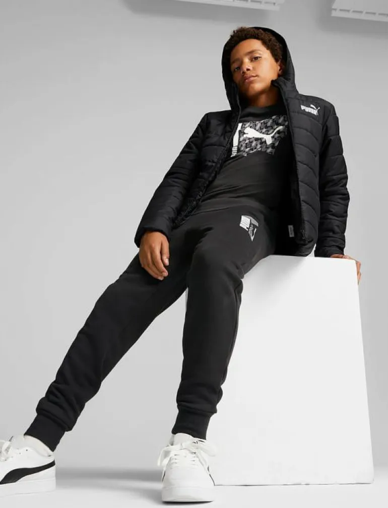 ESS Hooded Padded Jacket - Dunjackor & fodrade jackor