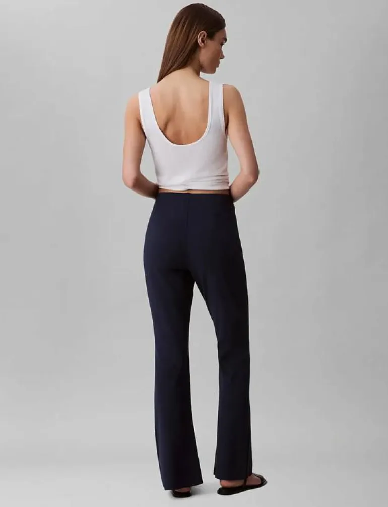 EU STRETCH CREPE STRAIGHT PANT - Kostymbyxor